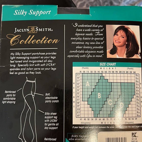 Bought a few years ago but never opened. Jaclyn Smith Silky Support Panty Hose - Picture 4 of 11
